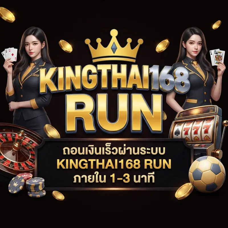 ถอนเงินเร็วผ่านระบบ KINGTHAI168 RUN ภายใน 1-3 นาที